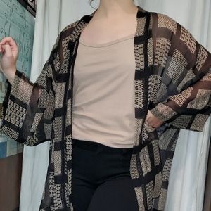 Banjara kimono 100% silk SO BEAUTIFUL! OS Nwot